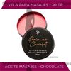 Vela para masajes con aroma a chocolate 30gr